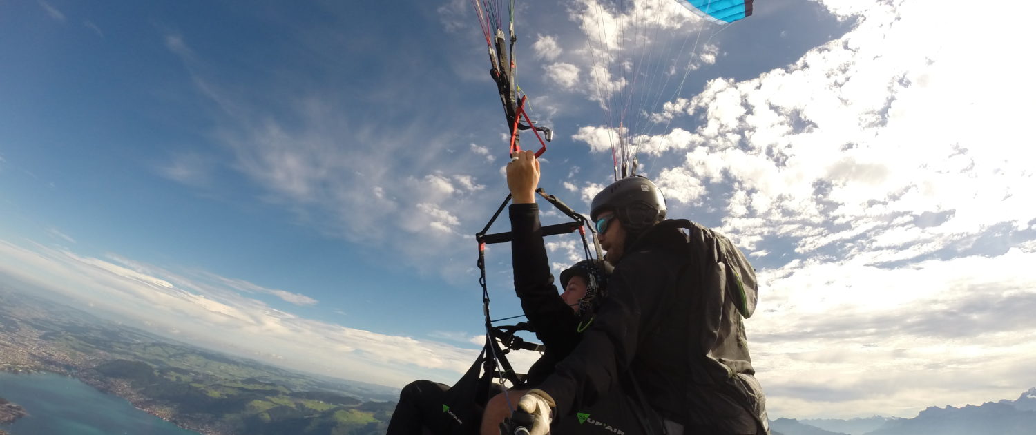 Swissgliders Tandem Paragliding over Spiez