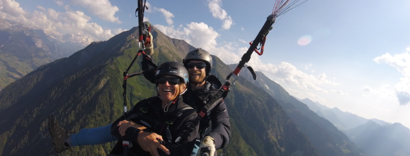 Niesenflug mit Verzögerung